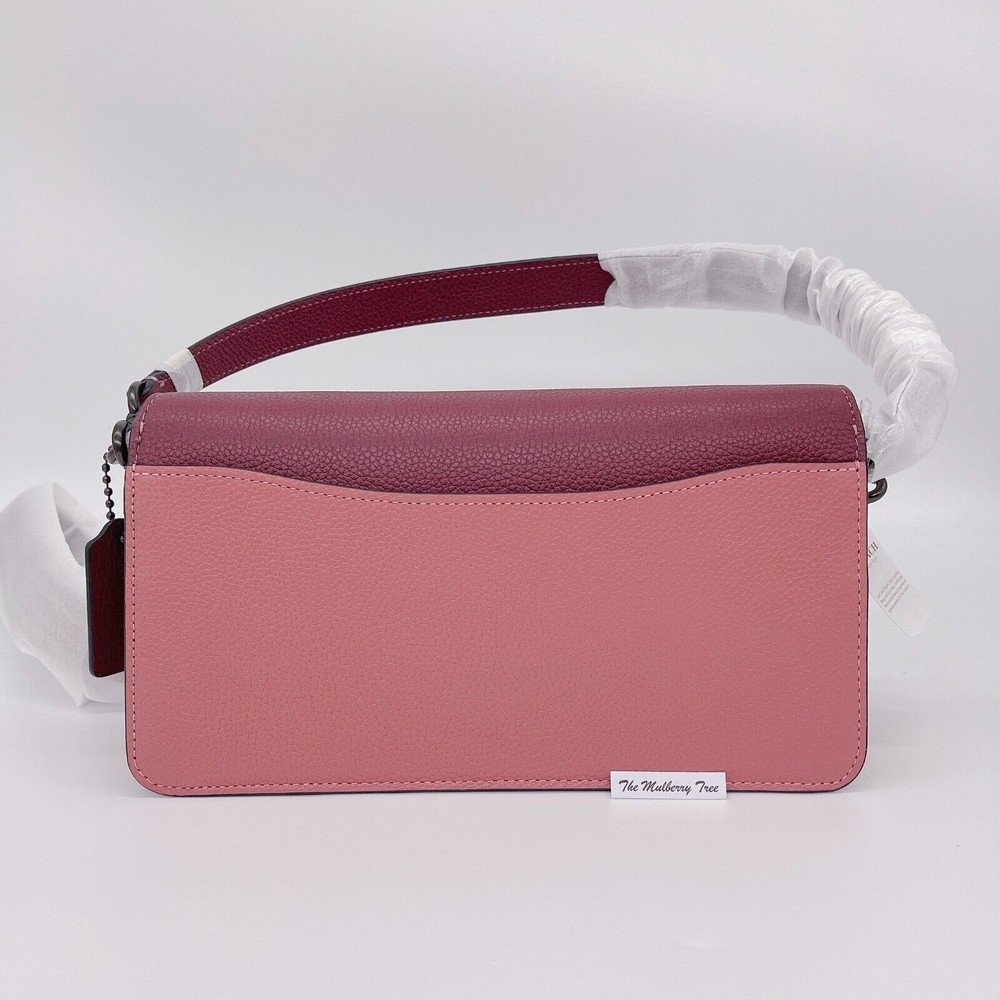 COACH TABBY Shoulder Bag 26 Vintage Pink Colorblock 76105 crossbody NWT $395 - Picture 2 of 10